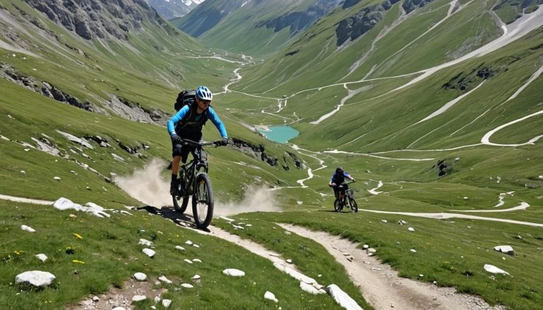 Les circuits de VTT pour débutants à Tignes