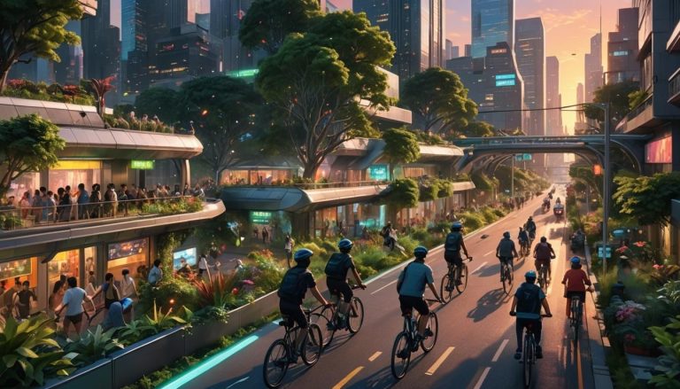 Les projets de villes vertes favorisant l'usage du vélo