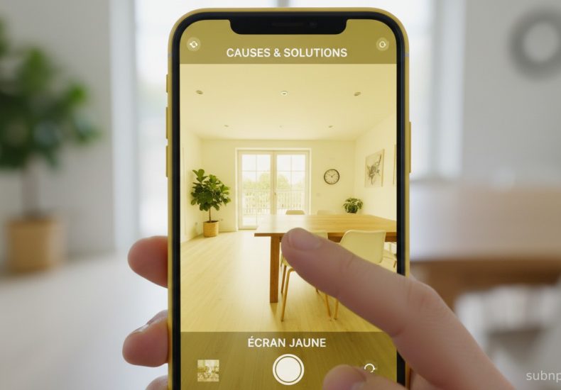 Caméra iPhone jaune : Causes et solutions pour l'écran jaune